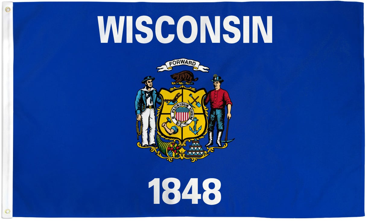 Wisconsin Flags & Banners | Wisconsin State Flags | Flags Importer ...