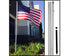 10ft Aluminum (Silver) Outdoor Pole with Ground Spike - Flags Importer