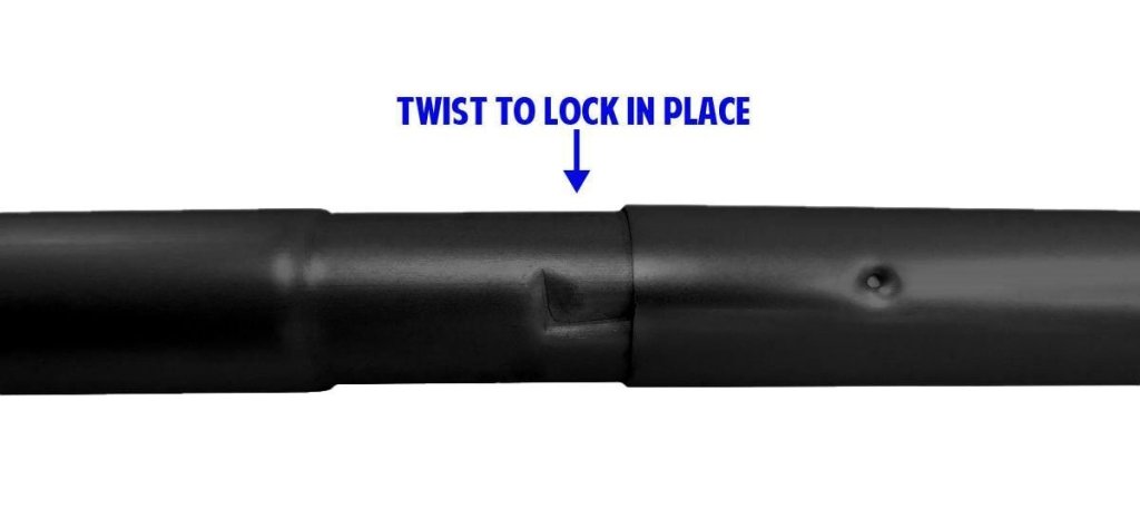 13ft Aluminum (Black) Outdoor Pole with Ground Spike - Flags Importer