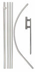 15ft Windless Banner Flag Pole & Ground Spike 6 piece Kit - Flags Importer