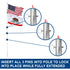 16ft Deluxe Fiberglass Pole & Ground Spike Kit - Flags Importer