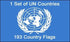 (2x3ft) Set of 193 UN Country Flags - Flags Importer