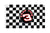 #3 Checkered Flag 3x5ft Poly - Flags Importer
