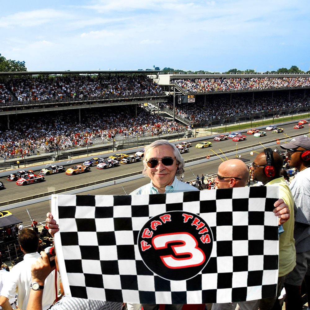 #3 Checkered Flag 3x5ft Poly - Flags Importer