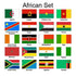 (3x5ft) Set of 20 African Flags - Flags Importer