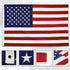 3x5ft USA American Made Embroidered Flag (White Label) - Flags Importer