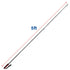 5ft Hand - Held Collapsible Flag Pole (Red) - Flags Importer