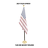 8ft Black Aluminum Flag Pole (Ball Top) - Flags Importer