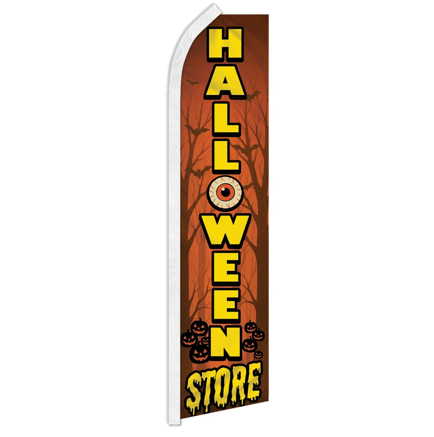 Halloween Store (Orange) Super Flag