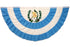 Guatemala 3x6ft Pleated Bunting Flag