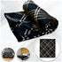 Black & Gold Plaid Soft Plush 50x60in Blanket