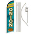 Blooming Onion Windless Banner Flag & Pole Kit