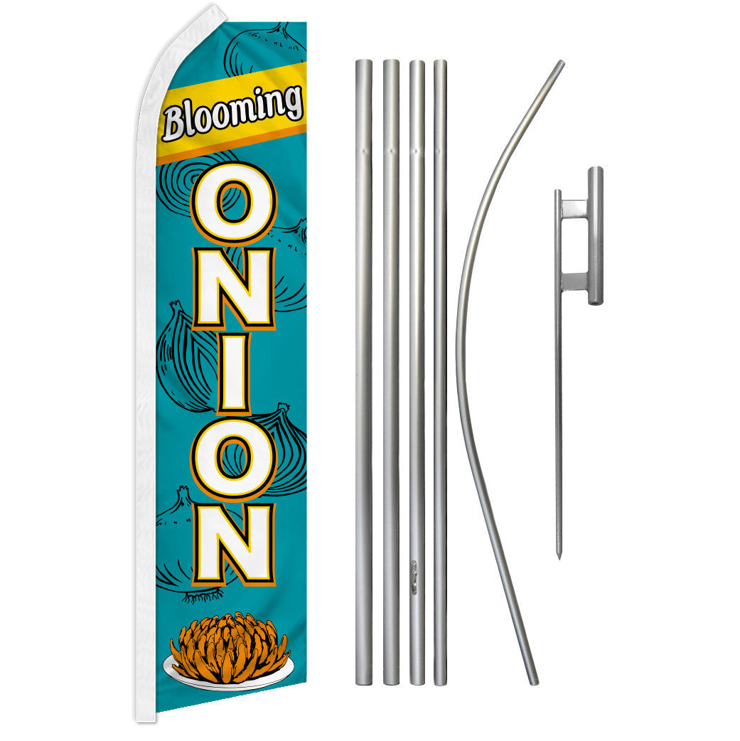Blooming Onion Super Flag & Pole Kit