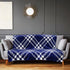 Blue & White Plaid Soft Plush 50x60in Blanket