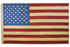 Burlap USA Embroidered 3x5ft Flag