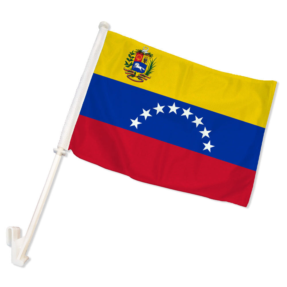 Venezuela (Bolivarian) Double-Sided Car Flag