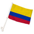 Colombia Double-Sided Car Flag