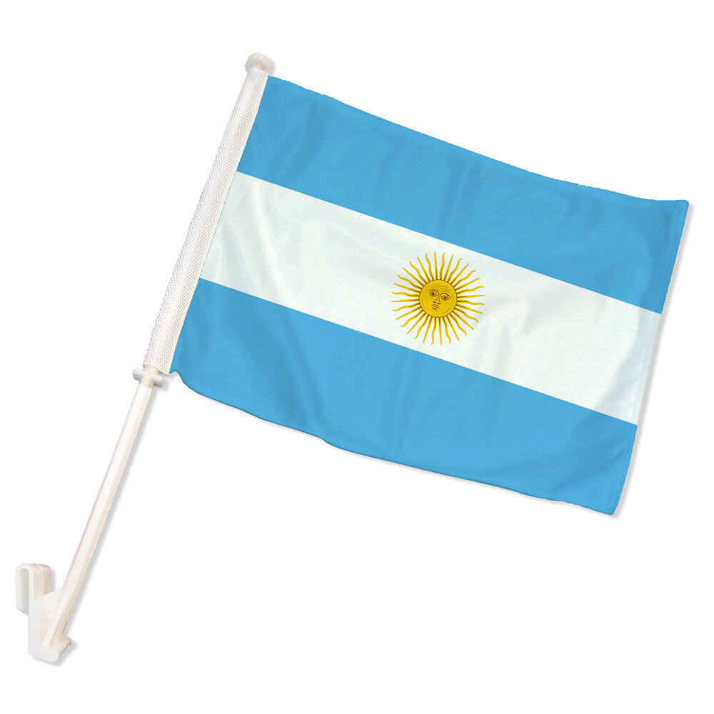 Argentina Double-Sided Car Flag