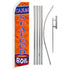 Cajun Seafood Boil Super Flag & Pole Kit