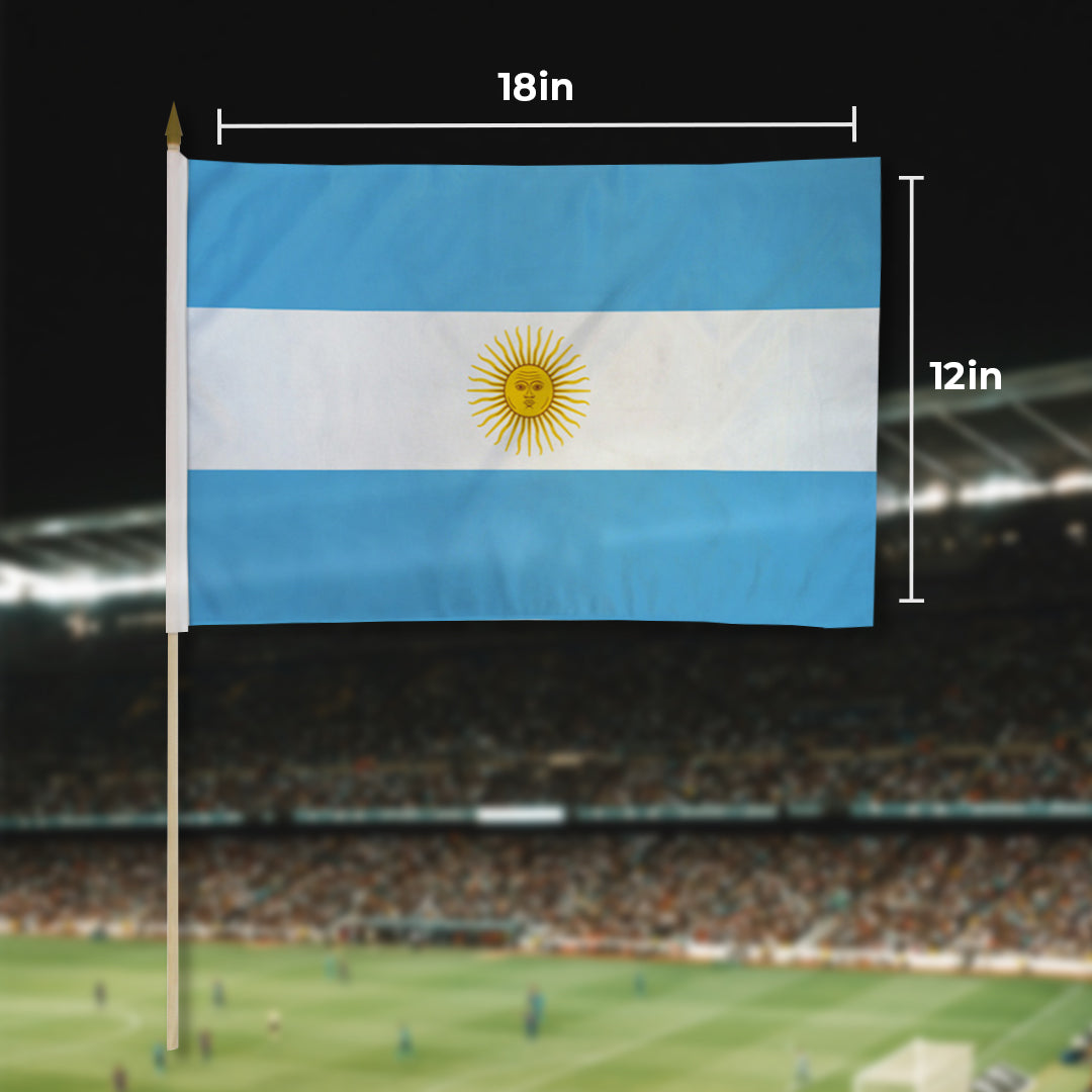 World Cup 2026 Flagship Flag Set – 48 Countries (12x18in Stick Flag)
