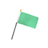 Mint Green Color 4x6in Stick Flag