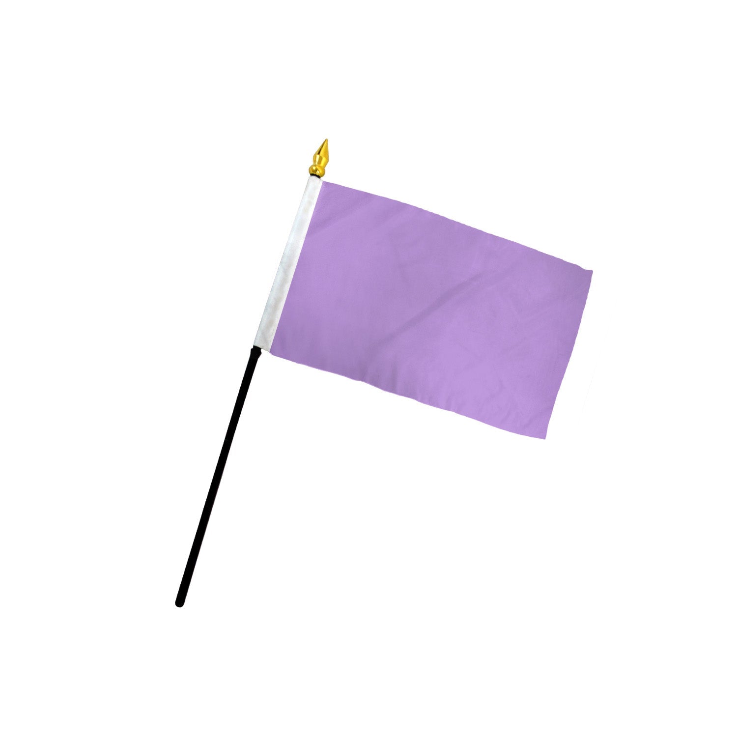 Pastel Purple Color 4x6in Stick Flag