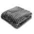 Dark Gray Solid Color Soft Plush 50x60in Blanket