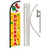 Dulceria Windless Banner Flag & Pole Kit