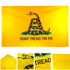 Gadsden Embroidered Home Banner Oxford Poly 3x5ft