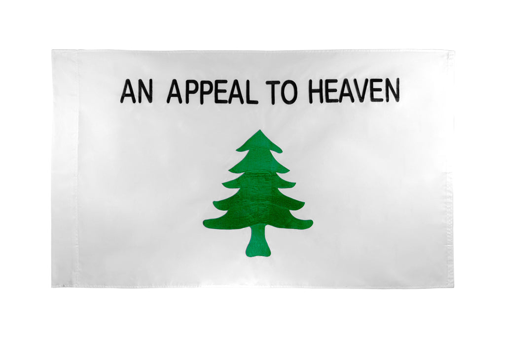 Liberty Tree Embroidered Home Banner Oxford Poly 3x5ft