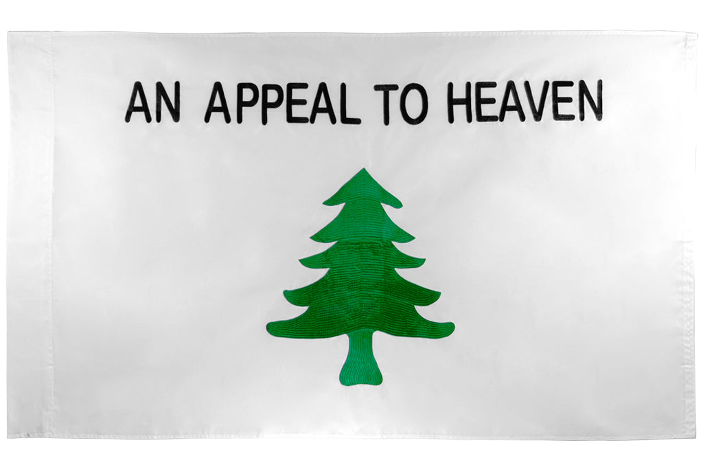 Liberty Tree Embroidered Home Banner Oxford Poly 3x5ft
