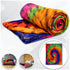 Tie-Dye (Neon) Soft Plush 50x60in Blanket