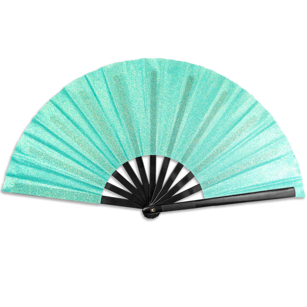 Glitter Mermaid Green X-Large Fan