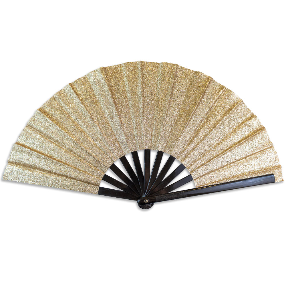 Champagne Glitter X-Large Fan