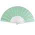Glitter Fairy Blue Small Hand Fan (Clear Handle)
