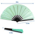 Glitter Fairy Blue X-Large Hand Fan