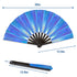 Metallic Blue X-Large Fan