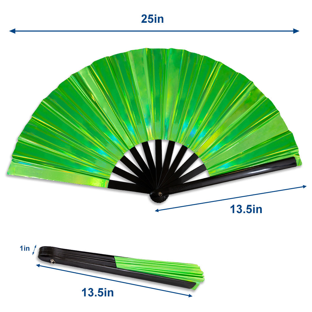 Metallic Teal X-Large Fan