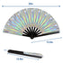 Metallic Silver X-Large Fan
