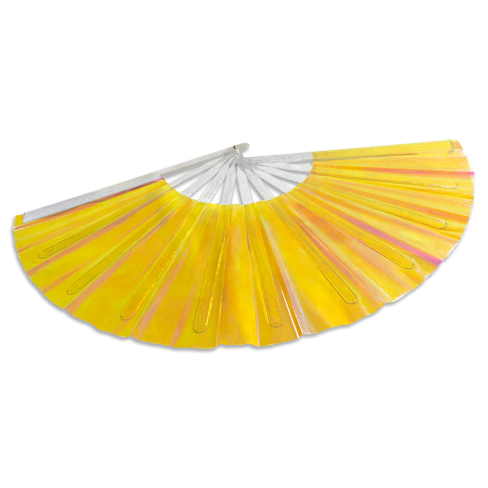 Iridescent Opal Light X-Large Hand Fan