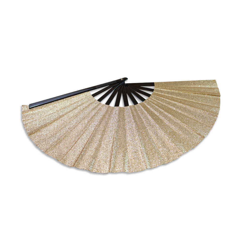 Champagne Glitter X-Large Fan