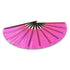 Transparent Glitter Hot Pink X-Large Fan