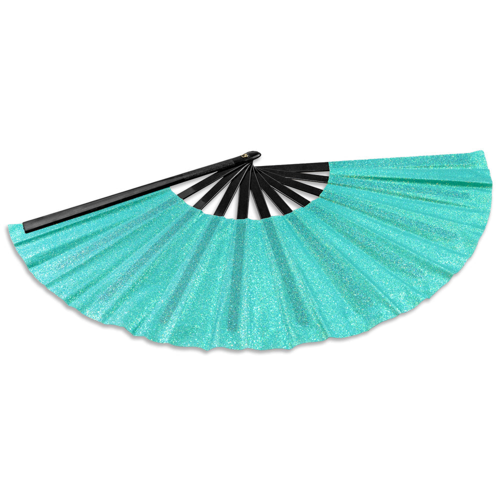Glitter Mermaid Green X-Large Fan