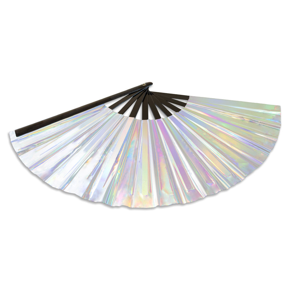 Metallic Silver X-Large Fan