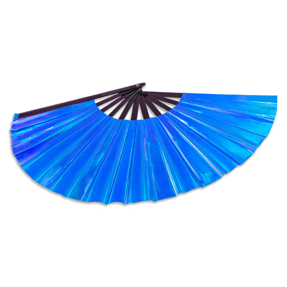 Metallic Blue X-Large Fan
