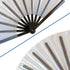 Transparent Glitter Clear X-Large Hand Fan
