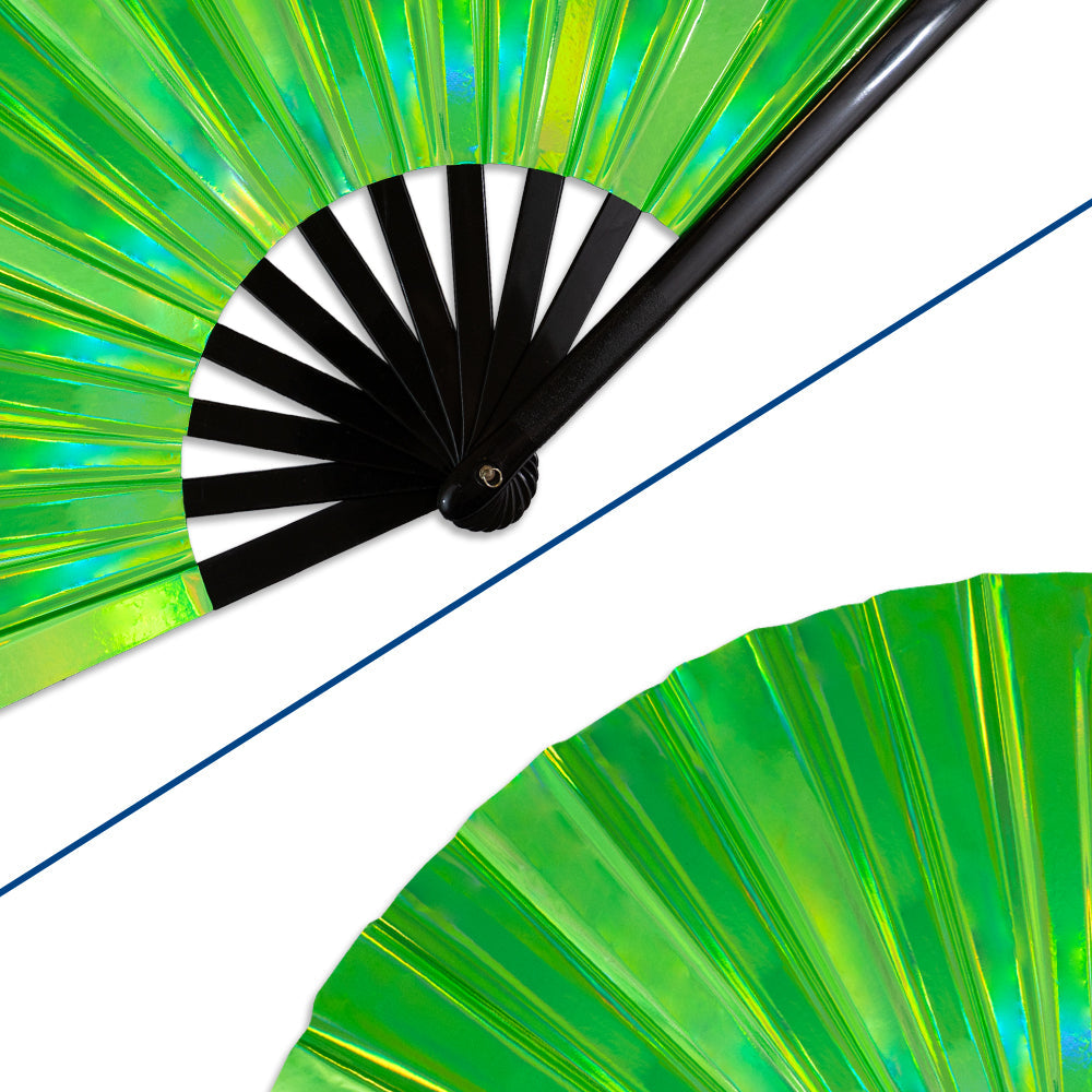 Metallic Teal X-Large Fan