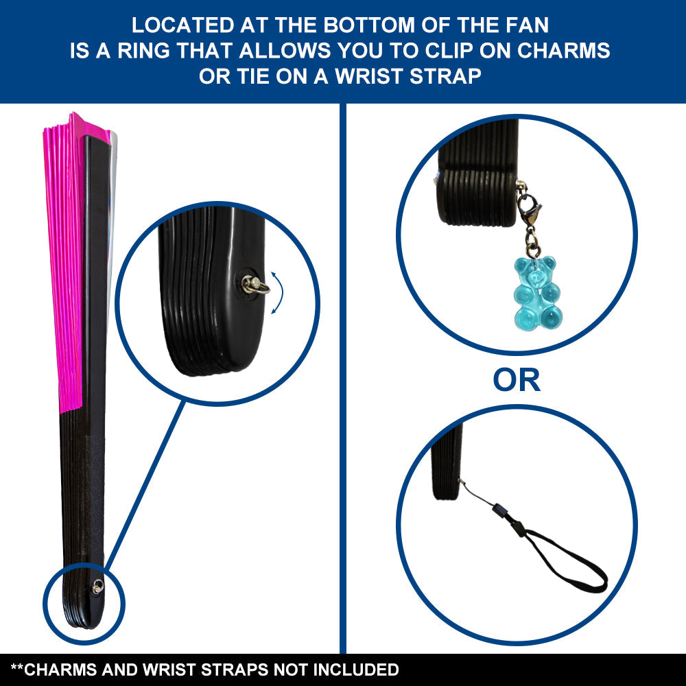 Metallic Magenta X-Large Fan