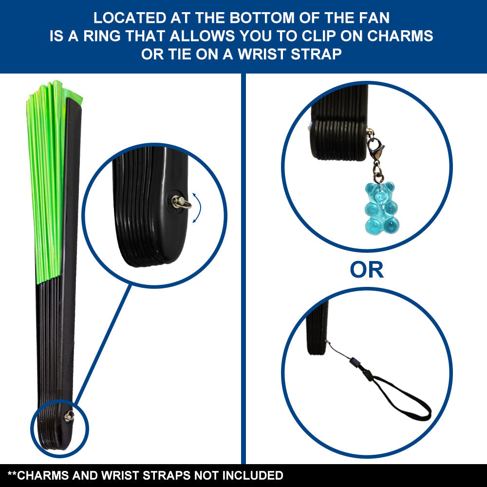 Metallic Teal X-Large Fan