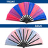 Bisexual Glitter X-Large Hand Fan